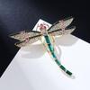 Modische Kristall Vintage Libellen Brosche Große Insekten Broschen Für Frauen Anstecknadeln Hochzeit Schmuck Zubehör
