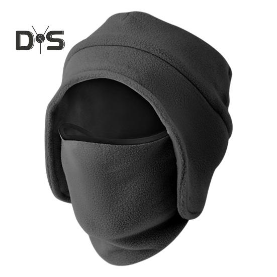 

Велосипедная защитная шапка для лица, теплая, зимняя, для холодной погоды, ветрозащитная, для мужчин и женщин, для катания на лыжах, езды на мотоцикле, 2-в-1, шапка-бини с капюшоном чёрный