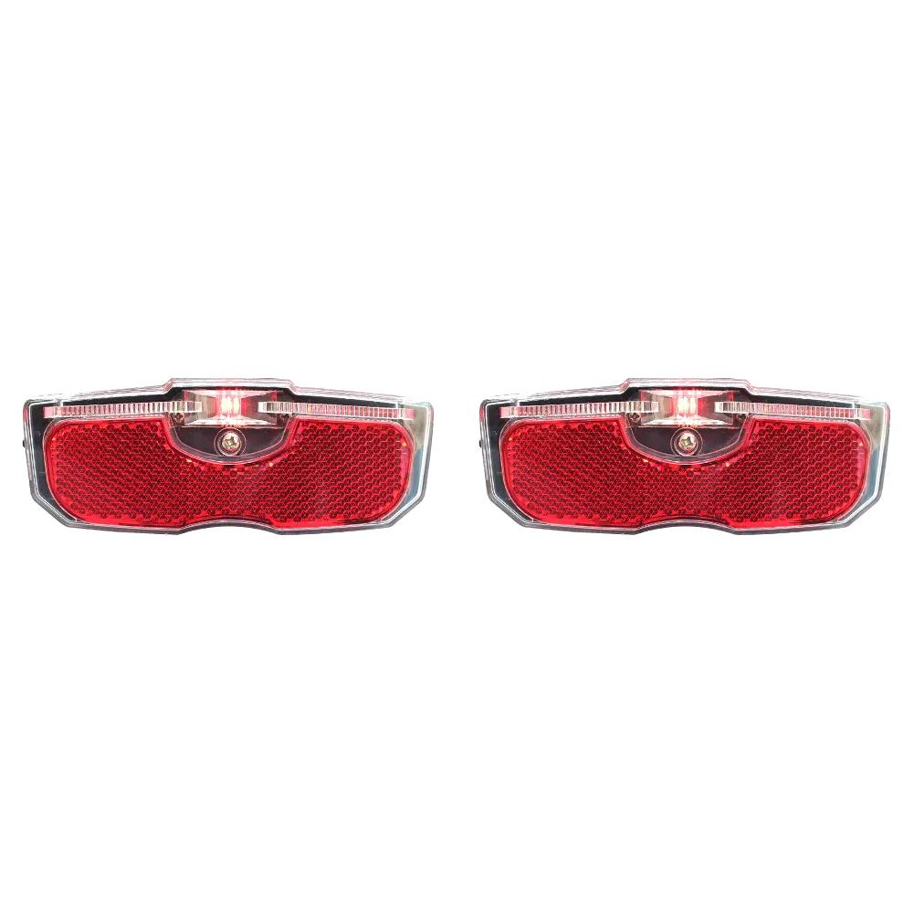 1-3pcs Bicycle Taillight Bike Rear Reflector Taillight Waterproof LED Cycling Bike Warning Light Battery Powered Safety Warning