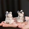 Exquisite Resin Tea Pet Elegant Tea Pet Sculpture Perfect for Tea Shops