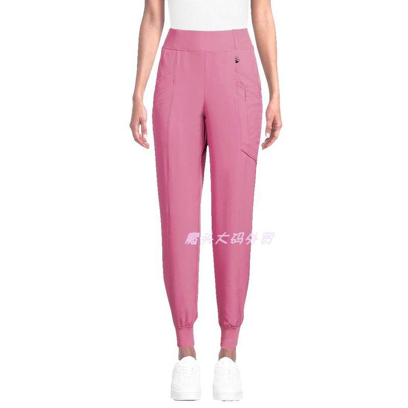 Special Offer Export Spring & Fall Women's plus Size Quick-Drying Outdoor Work Clothes Multi-Bag Sports High Waist Drawstring Long Pants 565