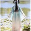 2026 Sommer Hanfu Prinzessinnen Tang-Anzug für Mädchen - Stilvolles Antikes Feen-Design mit großen fließenden Ärmeln