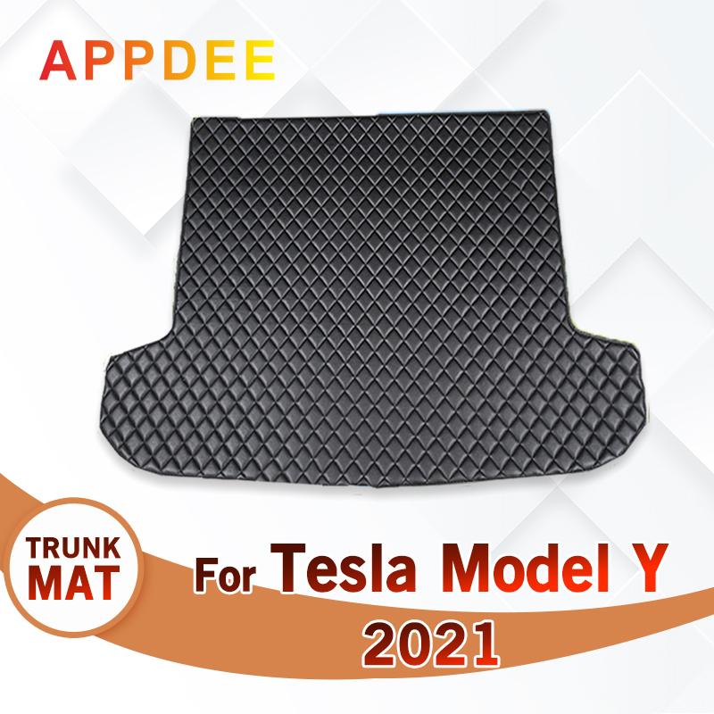 Car Trunk Mat For Tesla Model Y   Car Accessories Auto Interior Decoration