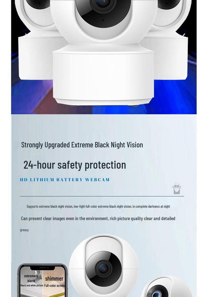 Tuya Cloud Voice Intercom v380 WiFi Indoor Wireless Camera