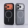 Double Color for Magsafe Case For 17Air 17Pro 17Pro Max Matte Magnetic Wireless Charge Hard Protective Cover