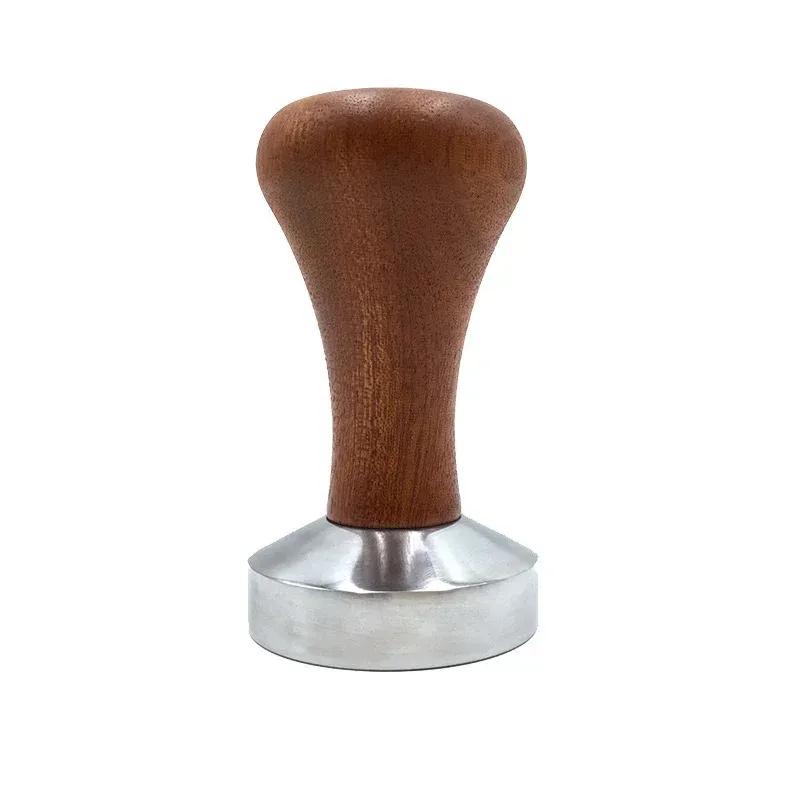 NEW Coffee Tamper 51mm/53mm/58mm Flat Tampers Base Barista Espresso Press With Silicone Mat Dosing Ring Powder Cup