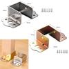 1PC U-Shaped Thickening Bed Rail Brackets Heavy Duty Metal Support Hinges 32/35/40mm Bed Rail Brackets Hardware Accessories