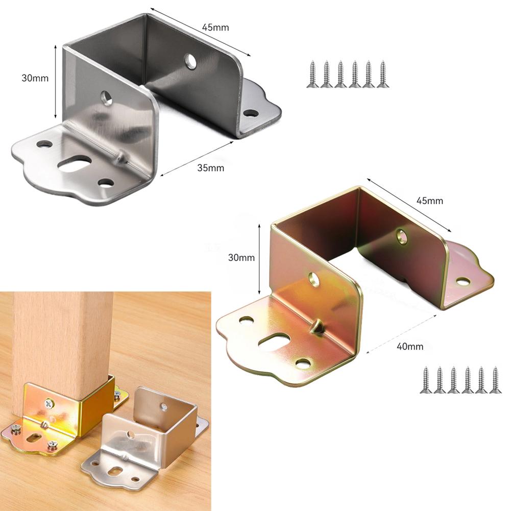 1PC U-Shaped Thickening Bed Rail Brackets Heavy Duty Metal Support Hinges 32/35/40mm Bed Rail Brackets Hardware Accessories