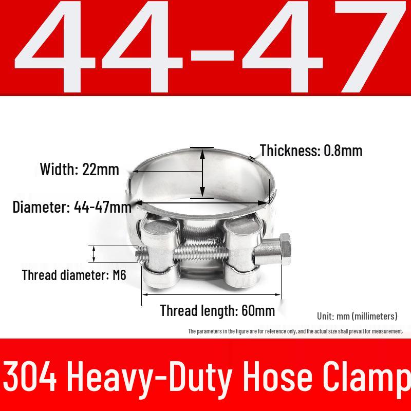 304 Stainless Steel European-Style Single Head Hose Clamp