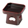 Fukui Craft Sanbo Lacquered with Vermilion Top Set 51021068 4.5-inch (Offering Stand) -