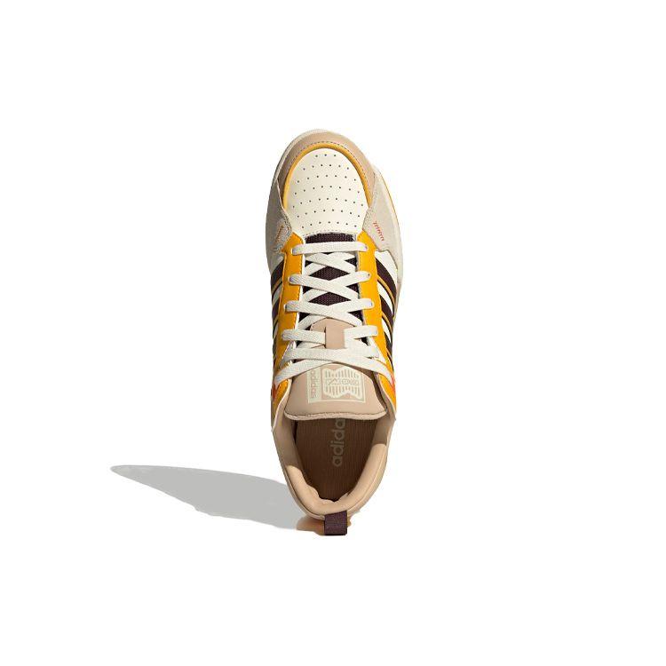 Adidas Neo 100Db Comfortable Casual Trendy Low-Top Skate Shoes Unisex Sneakers White Yellow Black GW6746