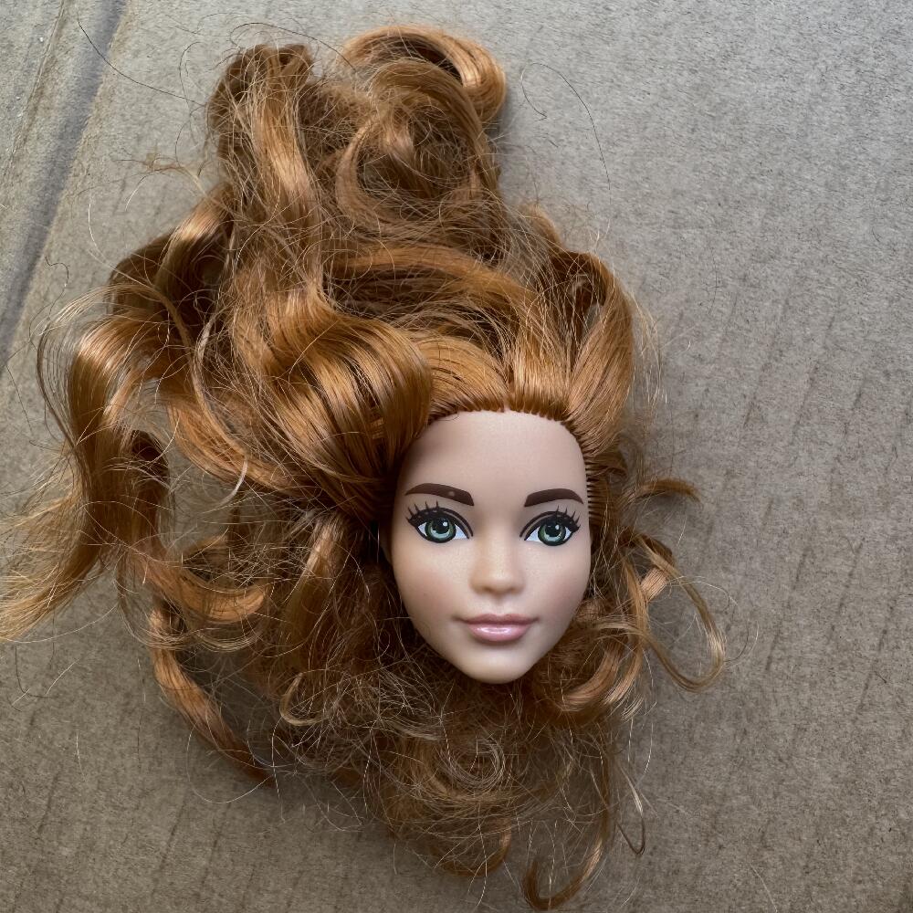 1/6 Doll Heads Rare Face White Beige Brown Skin Tone