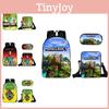 Cartoon Game Minecraft Character Printed Children Large Backpack Capacity