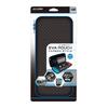 Alone EVA Pouch for Nintendo Switch with OLED Material Protects the Console from Scratches and Dirt Made In Japan Black X Blue X Carbon-Look