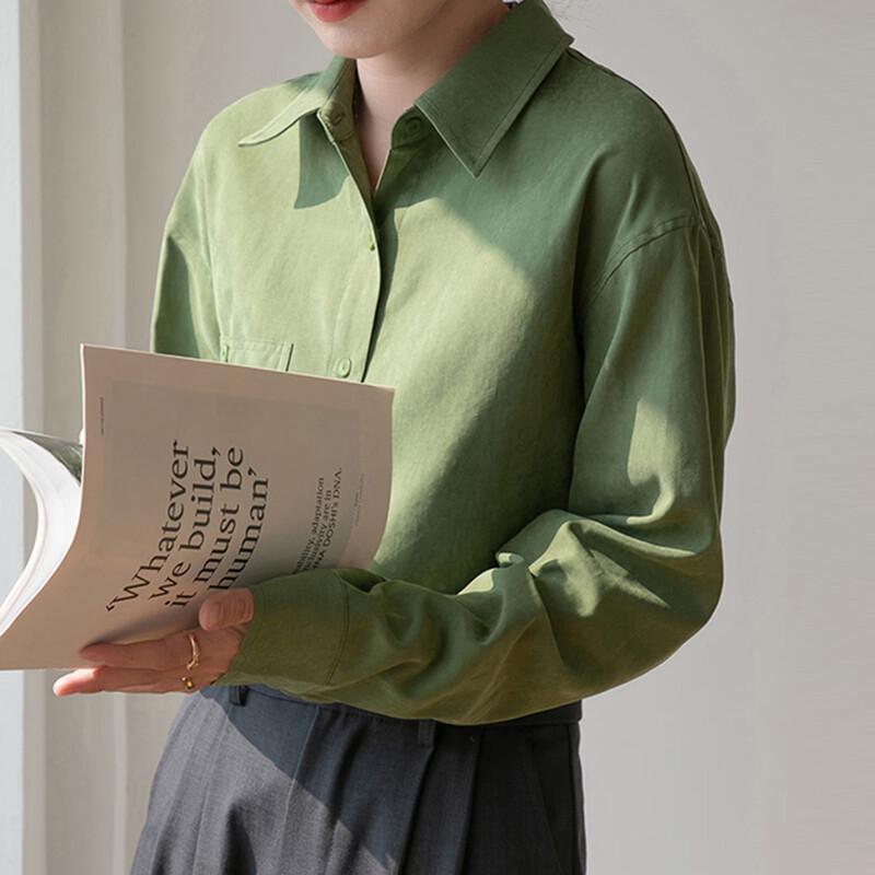 Women's Elegant Loose Fit Long Sleeve Blouse