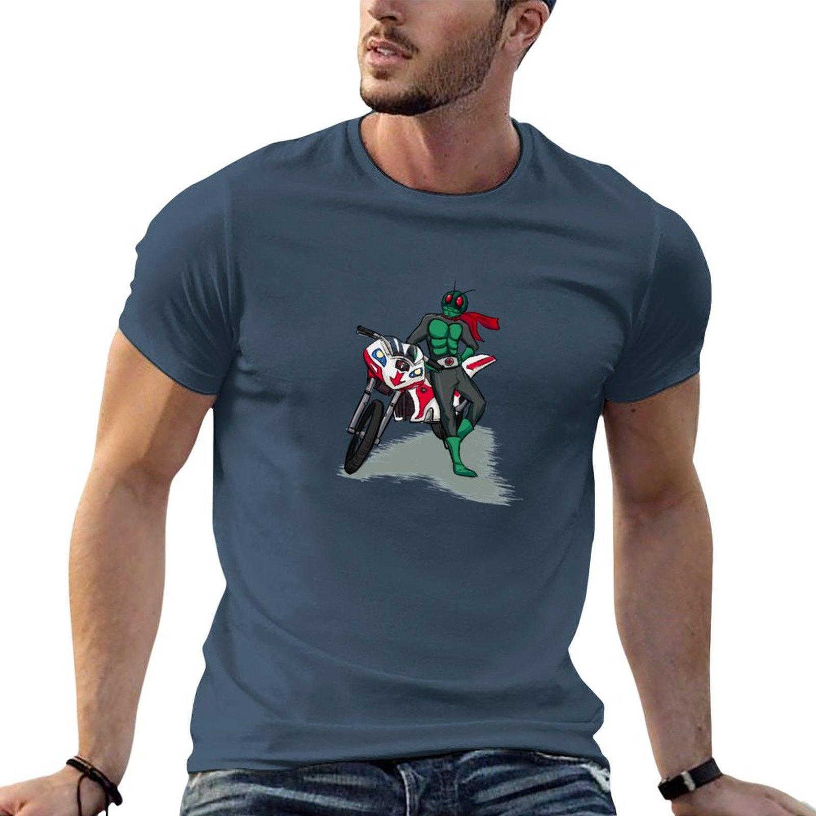 Kamen RiderLets Go Rider Kick TShirt cotton t shirts high quality t shirt custom print TShirt S