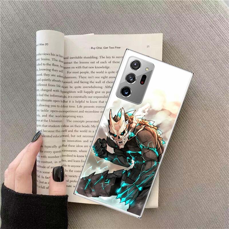 Kaiju No. 8 Anime Phone Case For Samsung Galaxy S25 Edge S24 S23 FE S22 S26 Ultra S21 S20 S10 Plus Capa Soft