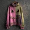 2025 European & American Cross-Border Halloween Loose Hooded Sweatshirt with 3D Print