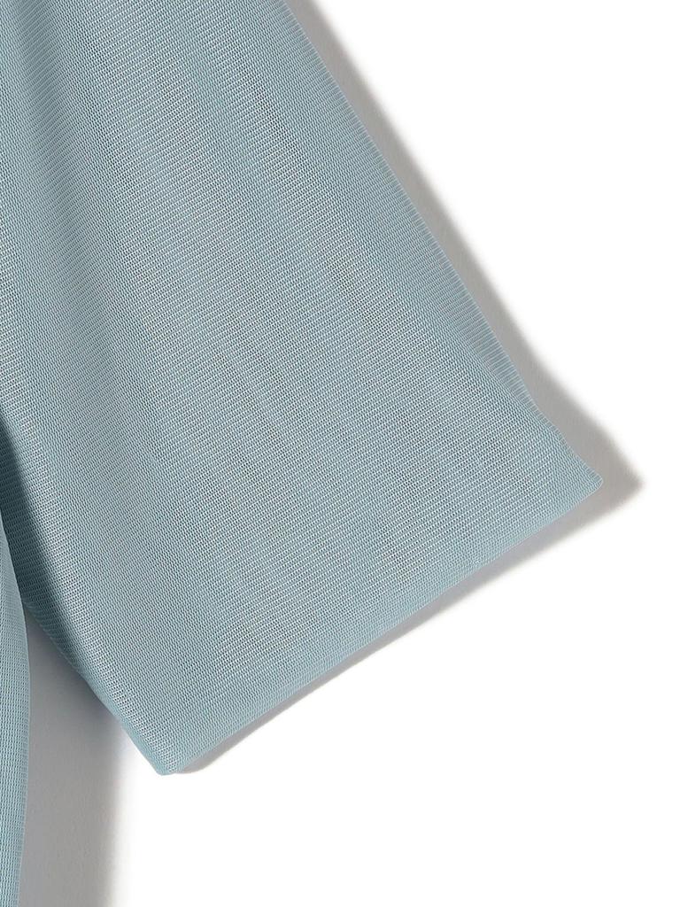 Ships Colors Hand Washable Tulle Short Sleeve Top, 222320072, Light Blue, One Size