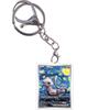 Pokemon Keychain Van Gogh Oil Painting Series Eevee Charizard Mew Mewtwo Acrylic Small Cards Anime Game Pendant Game Prop Toys