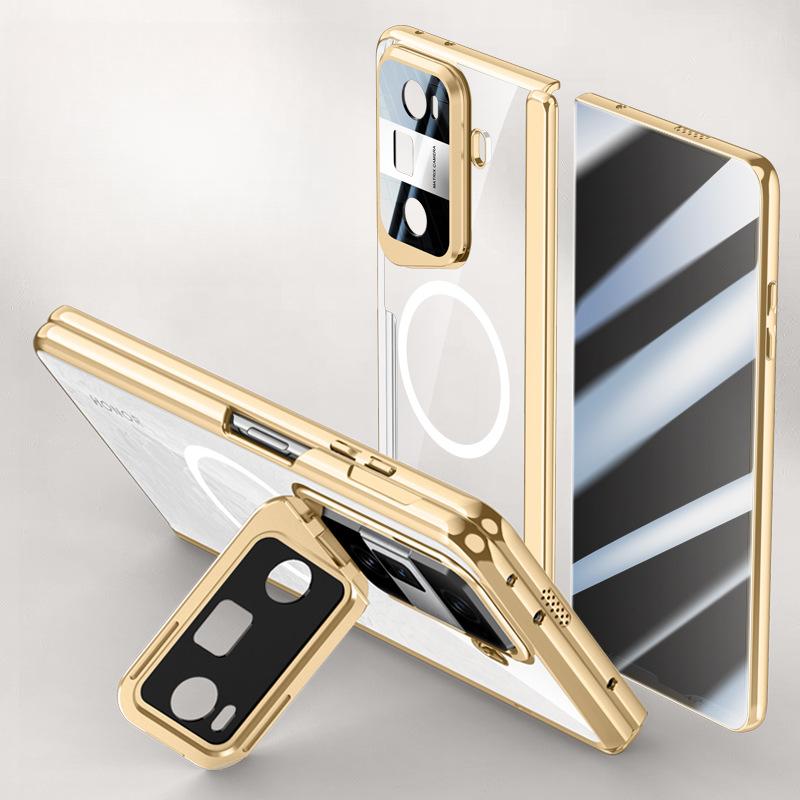 Suitable for HONOR Magic Vs3 Phone Case, Film, Foldable Screen, Magnetic Stand, All-inclusive Anti-drop, Business Men