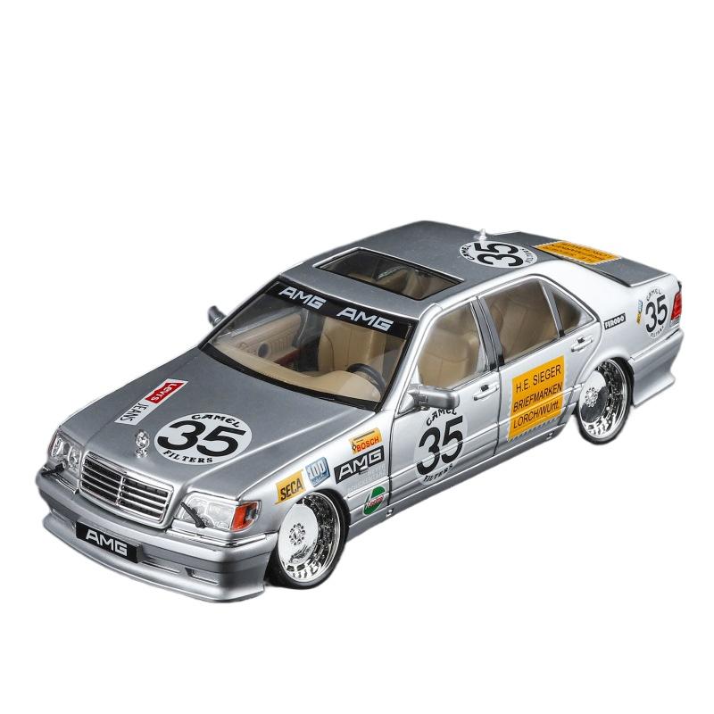 

Симуляція 1/24 Mercedes Benz S W140 320SEL Модифікована Версія Металевий Гоночний Автомобіль Литий Модель Колекція Декоративний Подарунок Хлопчики срібний