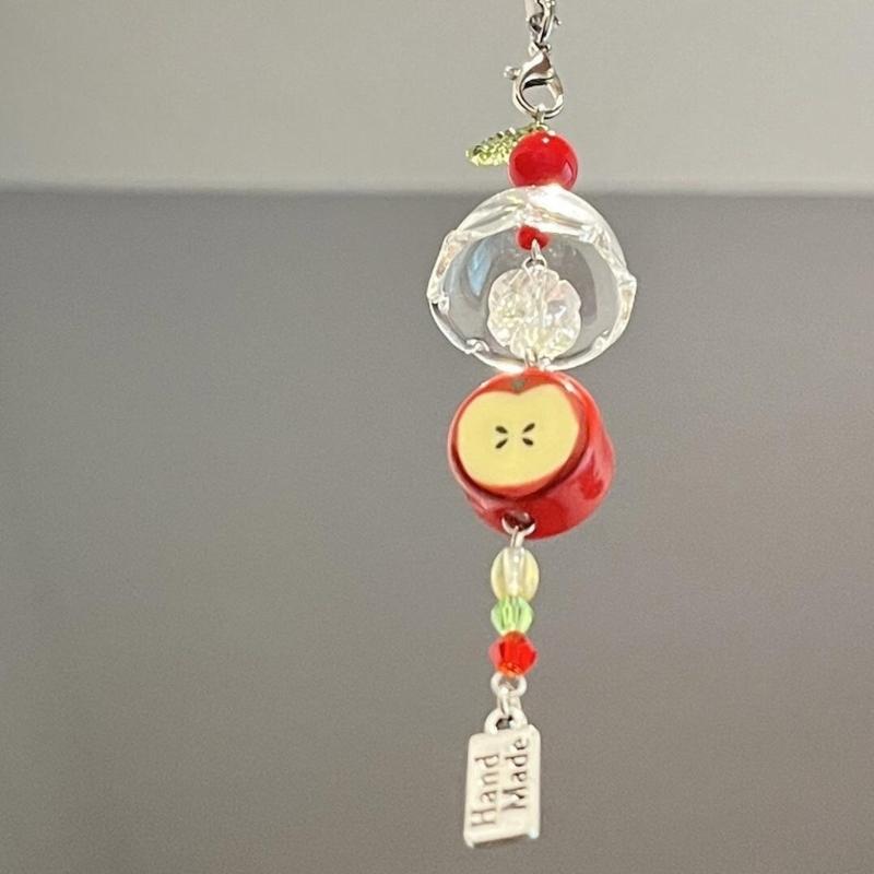 Unique Designs Beaded Phone Charm Stylish Handmade Phone Cord Phone Lanyard Charm For Commuting And Social Event