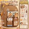 Ridge protection schoolbag for girls, high-value primary school students, new load-reducing backpack, large-capacity backpack for boys