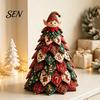 Craft Kits for Home Decor DIY Quilted Fabric Christmas Tree Kit, Vintage Patchwork Sewing Set Festive Projects Holidays Tabletop Decor, Handmade Xmas