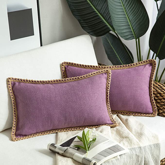 1 buc. Produse de uz casnic, culoare solidă, husă de pernă, sub bumbac, lenjerie, huse de pernă, huse de pernă, pânză de pânză, margini croite