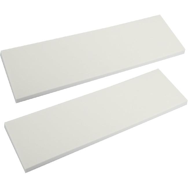 ACROPIX 400x120x15mm 2pcs Car Garage Wall Guard Door Bumper Protector Anti Collision Waterproof White Car Parts