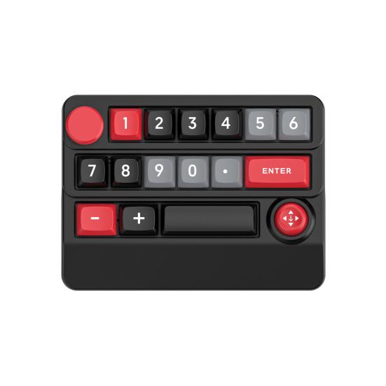 3 Modes Mini Wireless Keyboard with RGB Backlit Macro Programmable 15 Key Hot-swap DIY