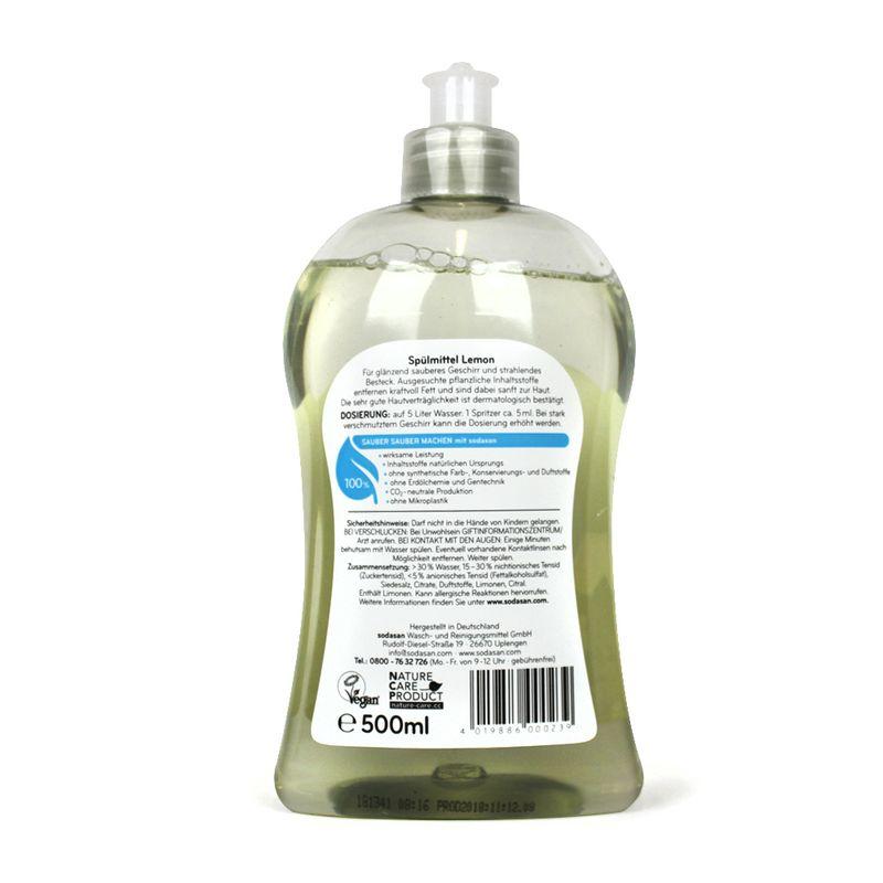 Sodasan Lemon Kitchen Detergent 500ml