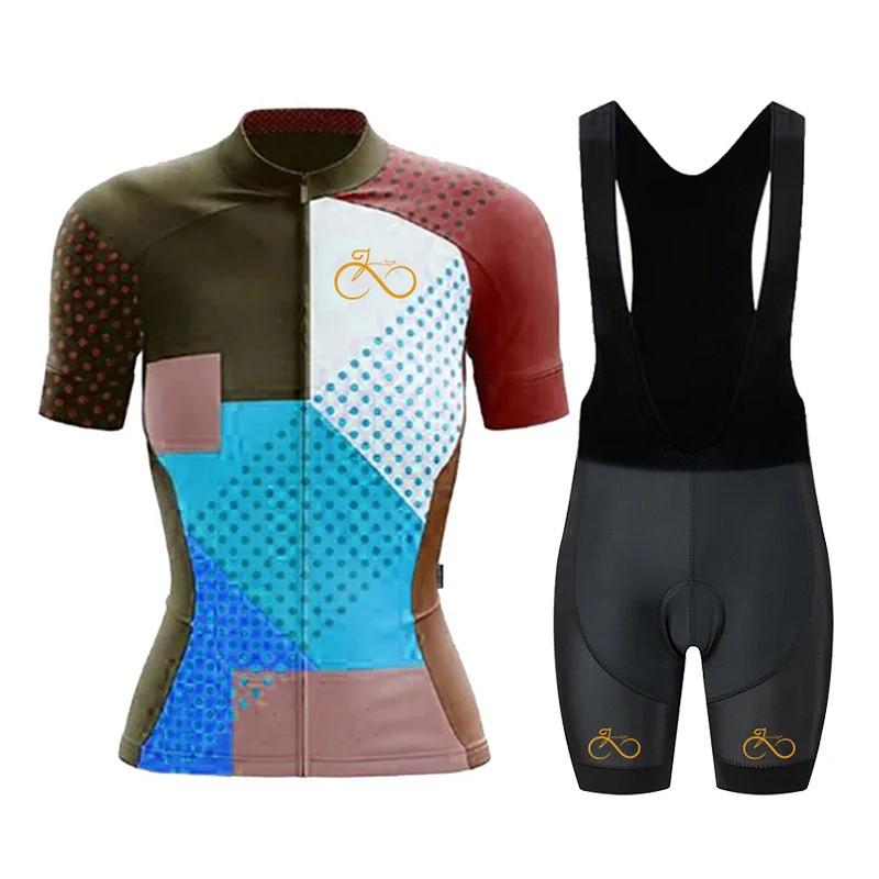 Women's Cycling Clothing Set, Mountain Bike Pro Team Jersey, Summer, 2026 summer breathable cycling suit set