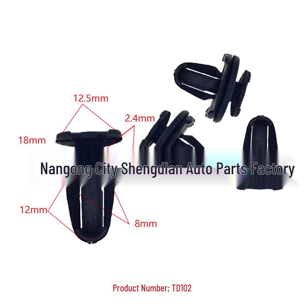 

Universal Car Door Panel Trim Clips for Installation and Decoration 10000 pieces