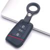 Key Fob Cover for Volkswagen Tiguan Passat Magotan Teramont CC This with Keychain Anti-Scratch Guard Shockproof Protection Soft Grip Texture