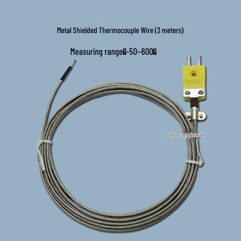 K-Type Thermocouple High-Temperature Probe: Oil, Furnace & Temperature Measurement Sensor