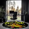 Scooby-Doo Bedrukte Ronde Vloerkleed Tapijt Stoelkussen Vloerkleed Entree Deurmatten, voor Kantoorstoel Woonkamer Slaapkamer Keuken.