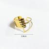 European and American Style Open Bangle: Elegant, Minimalist Design Bracelet for Women