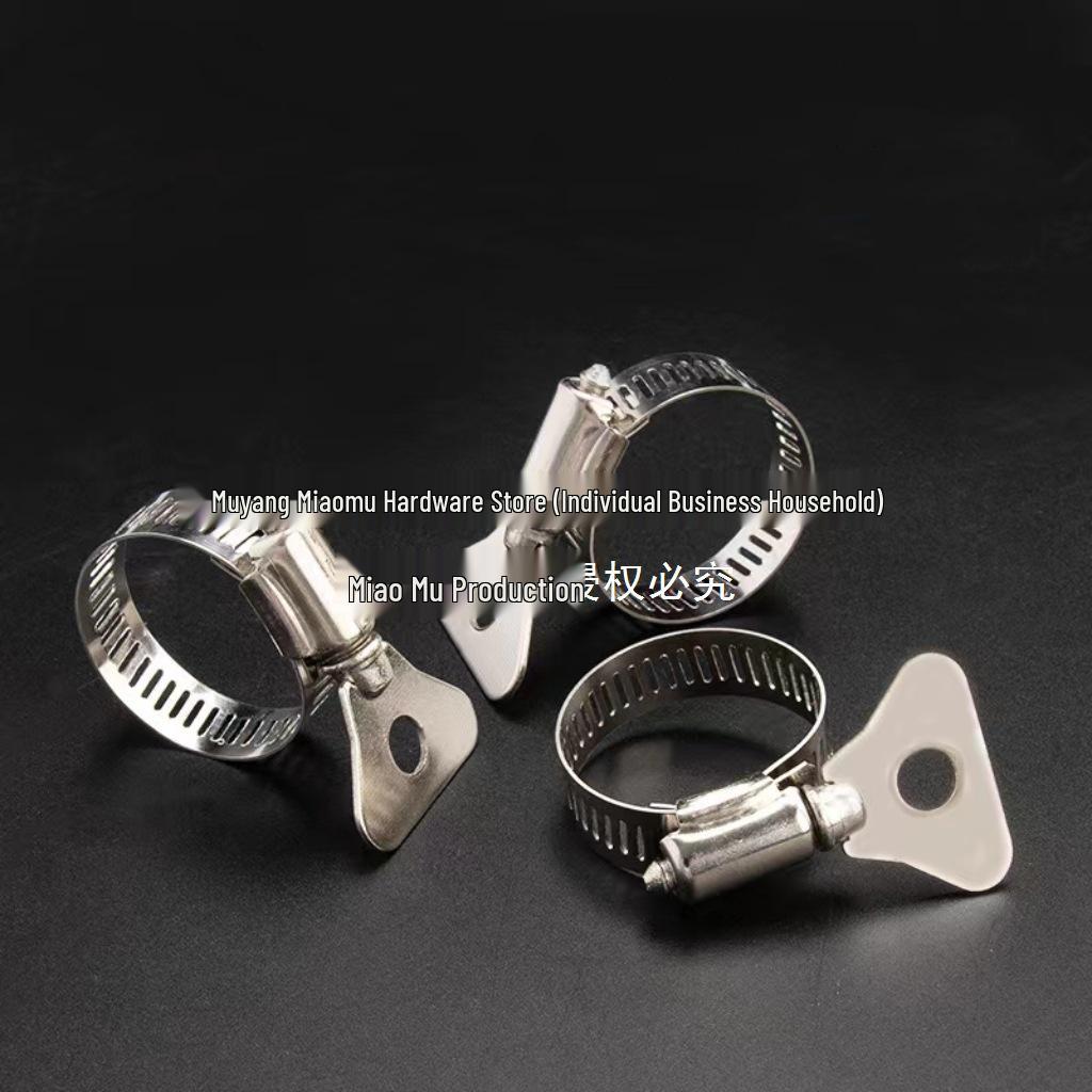 Vattenrörsklämmor i rostfritt stål med handtag - Universell slangkoppling & Flexibla klämmor för biltvätt