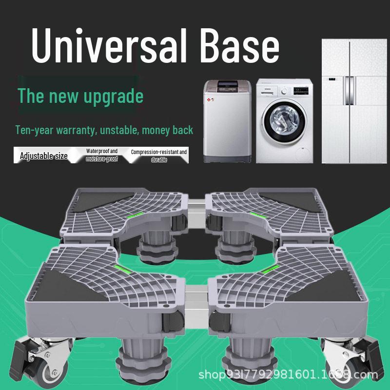Suport de bază reglabil pentru mașină de spălat cu depozitare