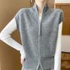 Women's Cashmere Cardigan Qinghe Cashmere 30% Cashmere 70% Wool Autumn and Winter Cashmere Cardigan Soft and Warm
