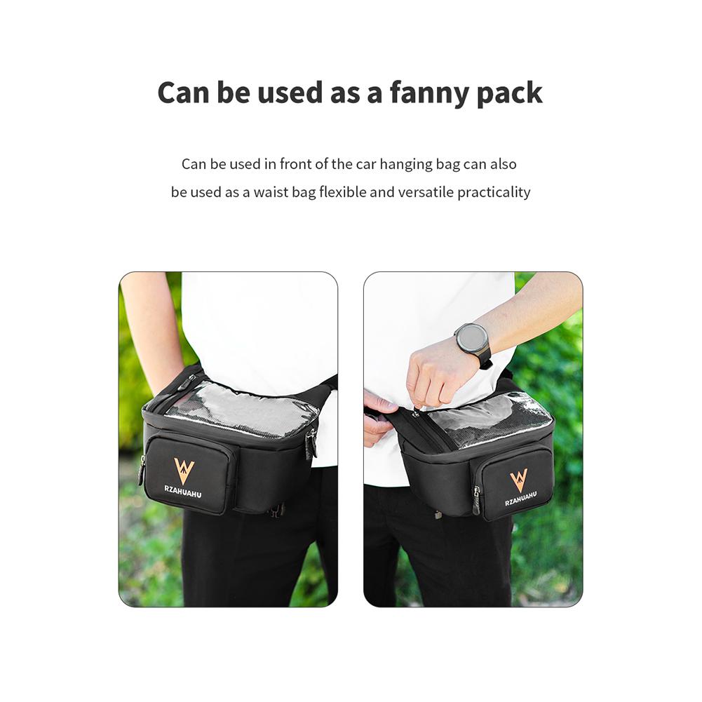Touch Screen Motorcycle Handlebar Bag Large Capacity Motorcycle Front Bag Multifunction Waterproof Motorbike Accessories
