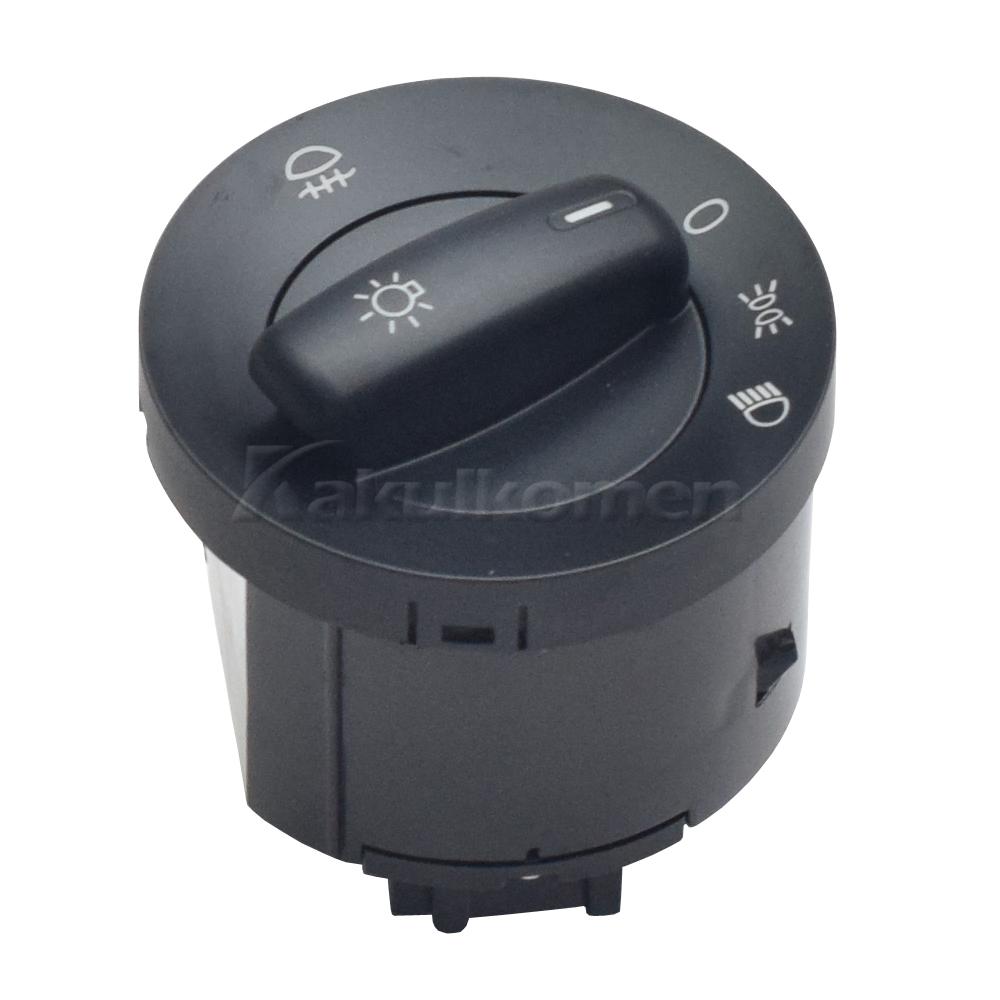 1K0941431B 1K0941431BB Headlight Fog Light Lamp Knob Control Switch 10 Pins For VW Golf MK5 MK6 Jetta Tiguan Passat B6 CC Touran