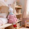 Elegant Rabbit With Dress Display Piece Easter Party Supplies Seasonal Home Accent Suitable For Various Interior Styles