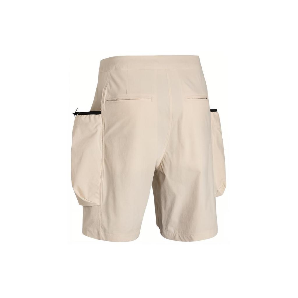 Under Armour Urban Outdoor Series Logo Patch Casual Loose Cargo Shorts Men Bottoms Beige 1387985-280