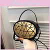 Stylish Pu Material Chic Round Shoulder Bag Ideal For Everyday Streetwear