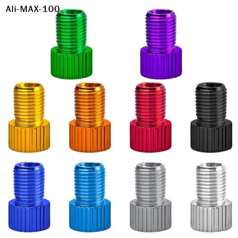 20pcs Bicycle Valve Pump Converter Adapter Presta To Schrader Convert Nozzle Inflation Adaptor F/V To A/V Bike Valve Adapter