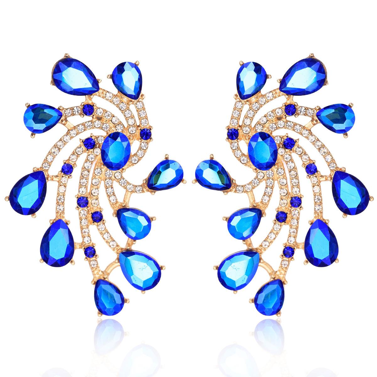 Heavy Industry Earrings Stylish Symmetrical Geometric Earrings Exquisite Water Drop Symphony Earrings