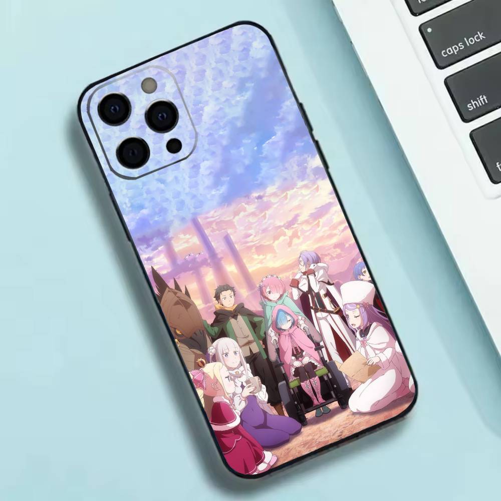 R-Re ZERO Starting Life in Another World Phone Case Silicone Soft For IPhone 17 16 15 14 13 12 11 X XR Plus Pro Max Plus